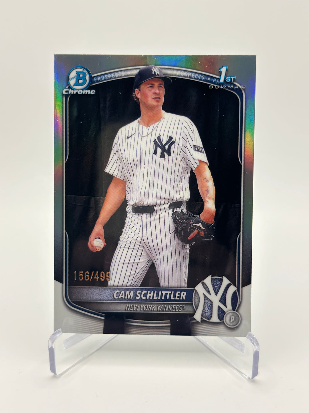 2025 Bowman Chrome Cam Schlittler /499