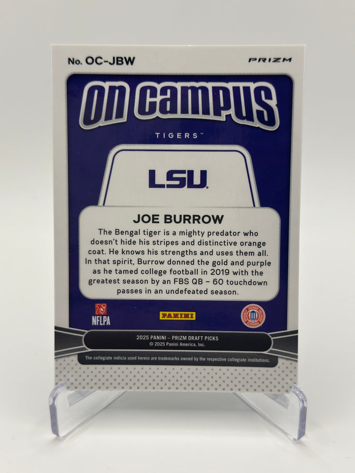 2025 Prizm Draft Picks Joe Burrow On Campus
