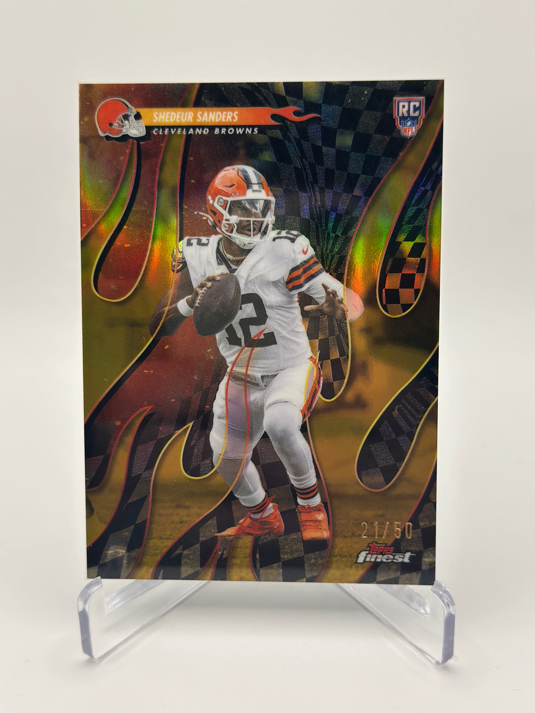 2025 Topps Finest Football Shedeur Sanders Torchers /50