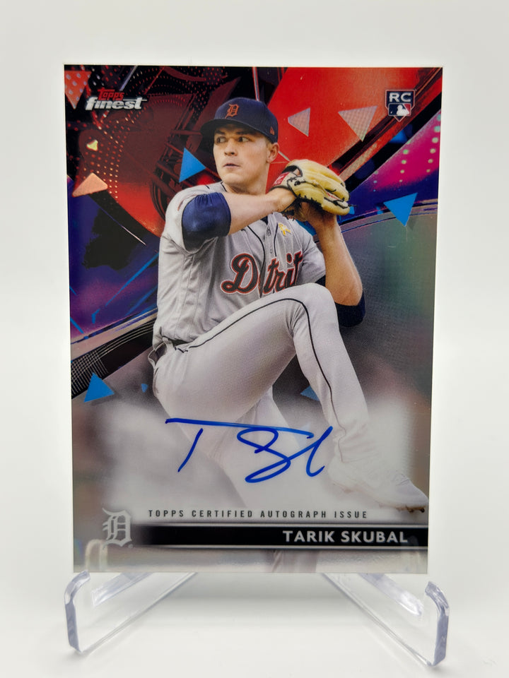 2021 Topps Finest Tarik Skubal Auto RC