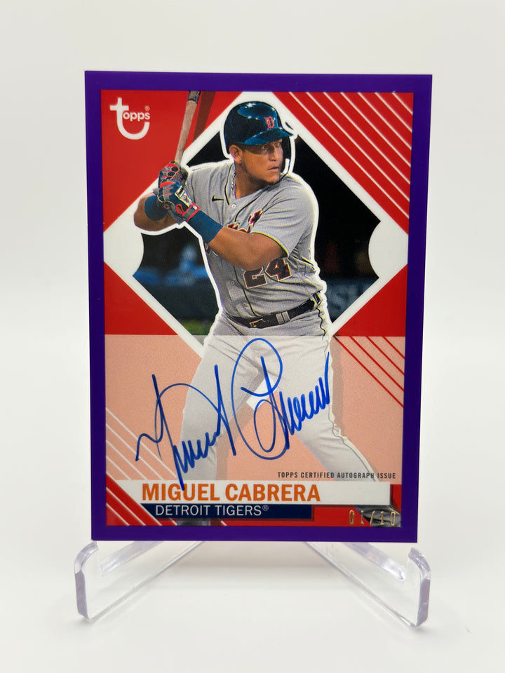 2021 Topps Brooklyn Collection Miguel Cabrera Auto /10