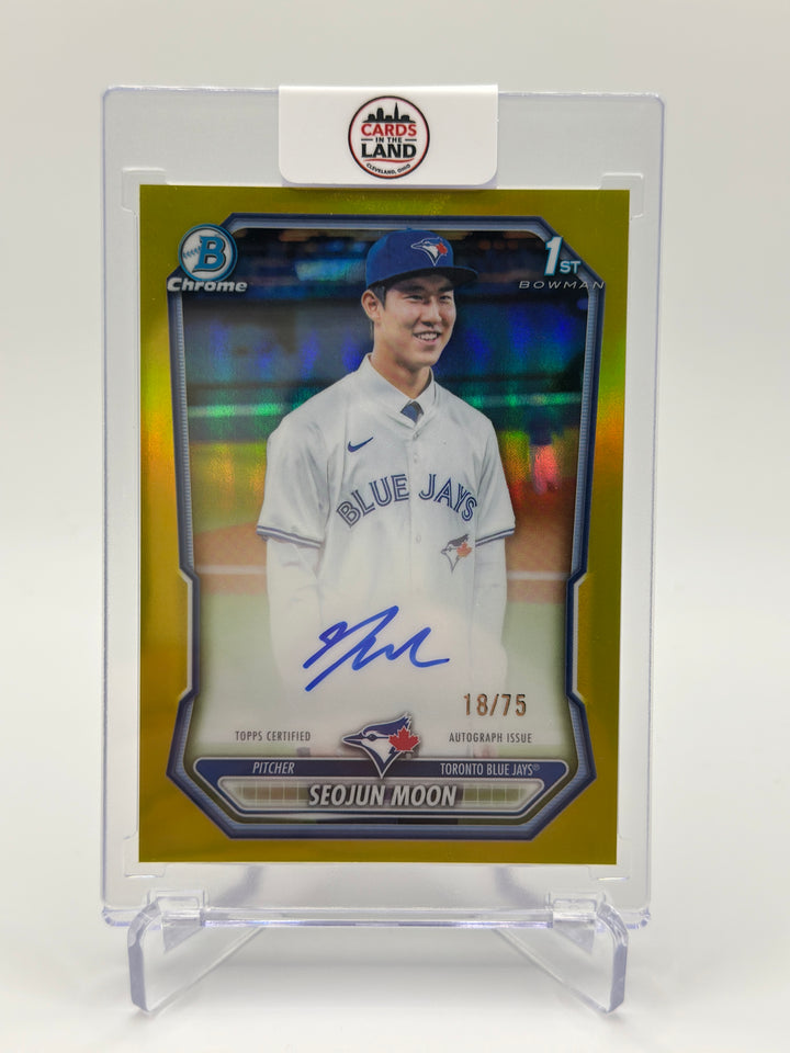 2026 Bowman Chrome Seojun Moon Yellow Auto /75