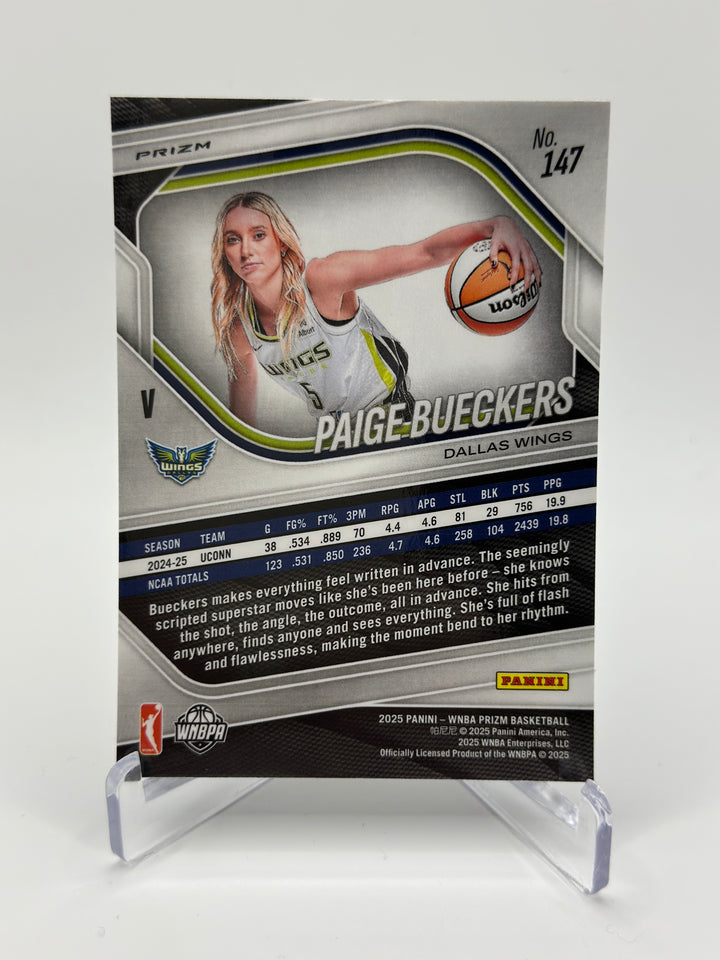 2025 Panini Prizm WNBA - Rookie Variation Paige Bueckers #147 WNBA Logo Prizm