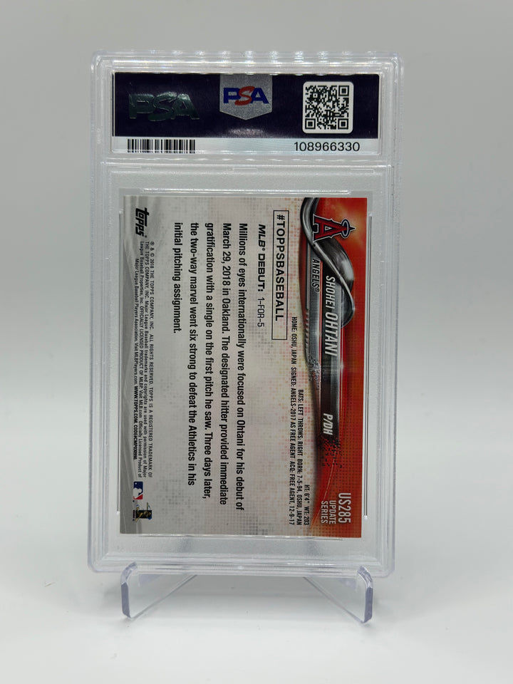 2018 Topps Update Shohei Ohtani #US285 PSA 9