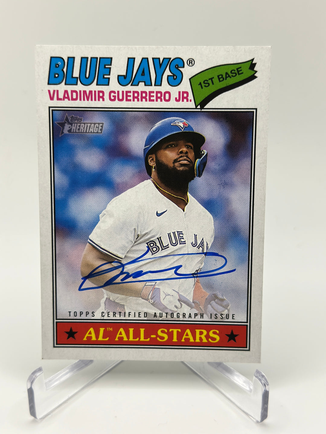 2025 Topps Heritage Vladimir Guerrero Jr. Auto