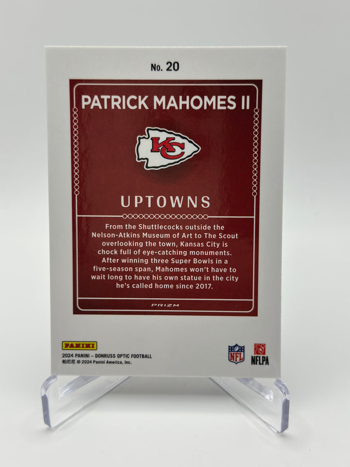 2024 Optic Patrick Mahomes II Uptown #20