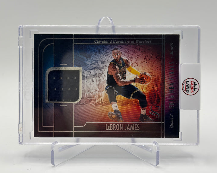 2024-25 Panini Silhouette Lebron James 2016 Game Worn Finals Patch 6/5/2016