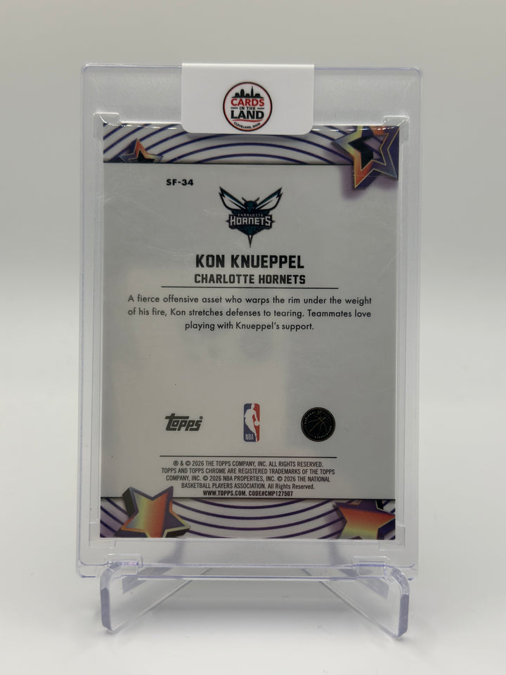 2025-26 Topps Cosmic Chrome Kon Knueppel #SF34 Starfractor