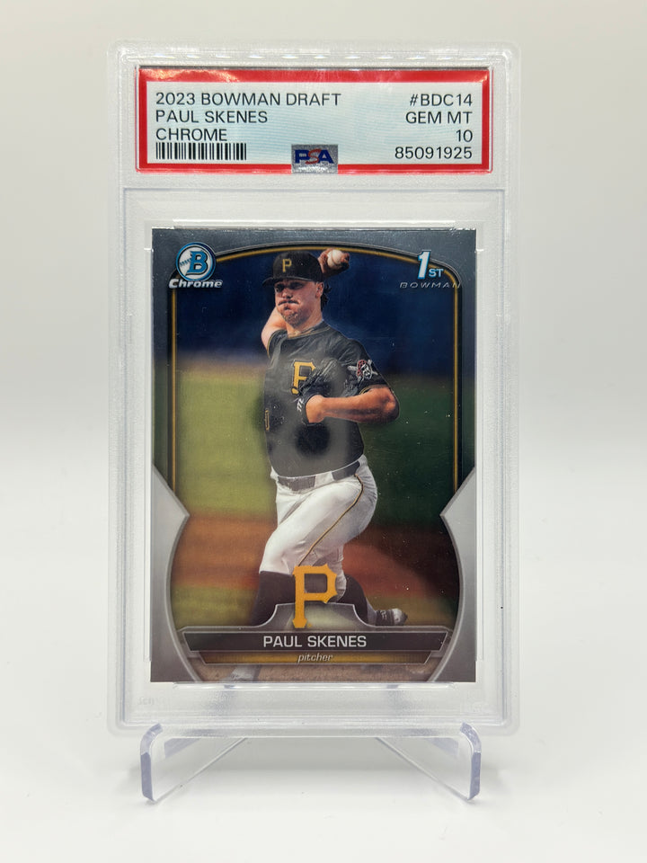 2023 Bowman Chrome Draft Paul Skenes #BDC14 PSA 10