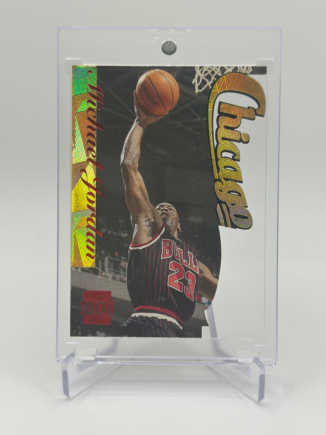 1996-97 Topps Stadium Club Michael Jordan Fusion Die Cut F1