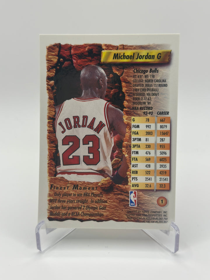 1993-94 Topps Finest Michael Jordan #1