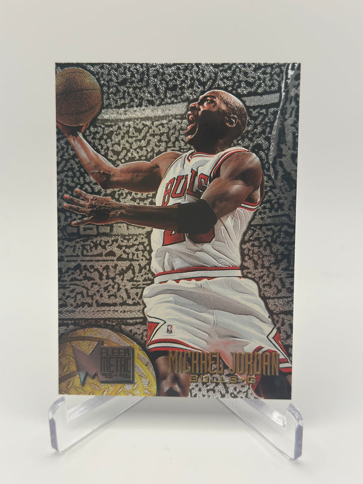 1995-96 Fleer Metal Silver Spotlight Michael Jordan 13 SP