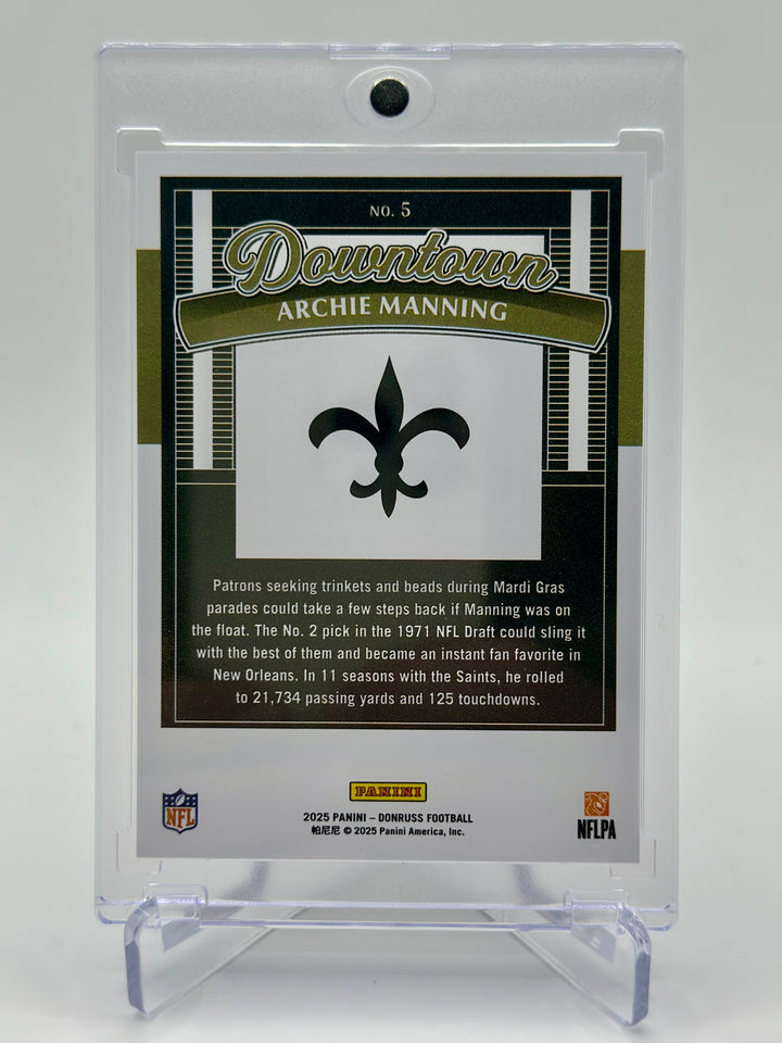 2025 Donruss Archie Manning Downtown #5