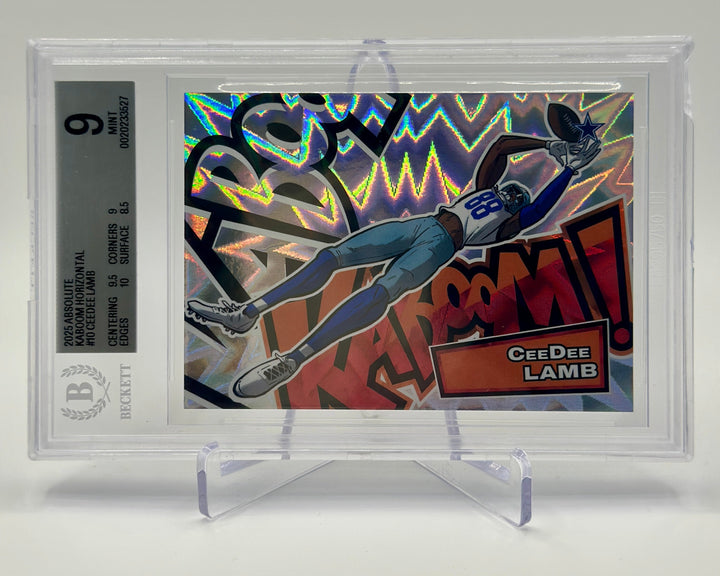 2025 Absolute CeeDee Lamb Kaboom #10 BGS 9