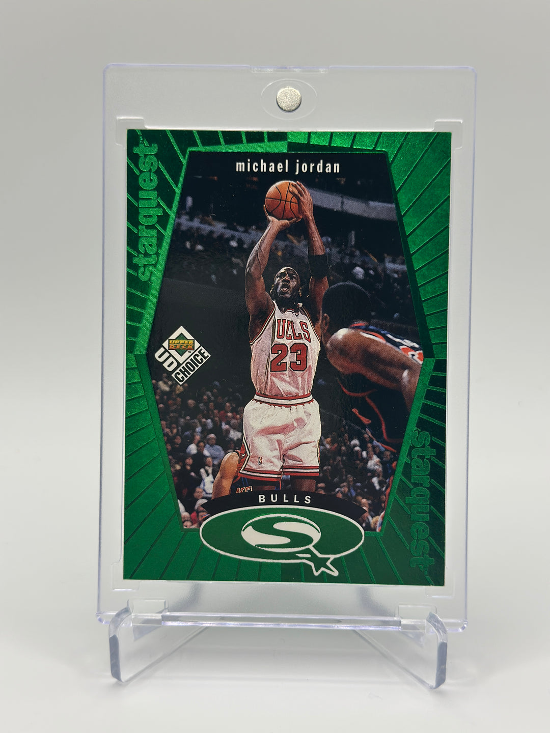 1998 UD Choice Michael Jordan Starquest Green #SQ30