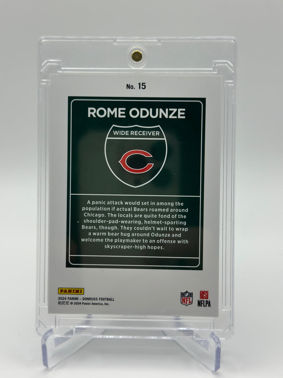 2023 Donruss Rome Odunze Downtown #15