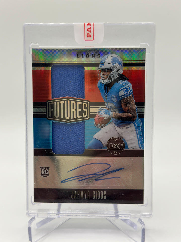 2023 Panini Legacy Jahmyr Gibbs Dual Patch Auto /249