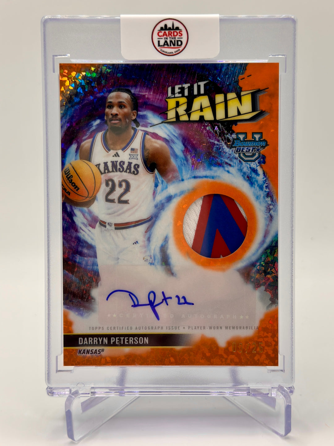 2025 Bowman Best Chrome U Darryn Peterson RPA Patch Auto /25