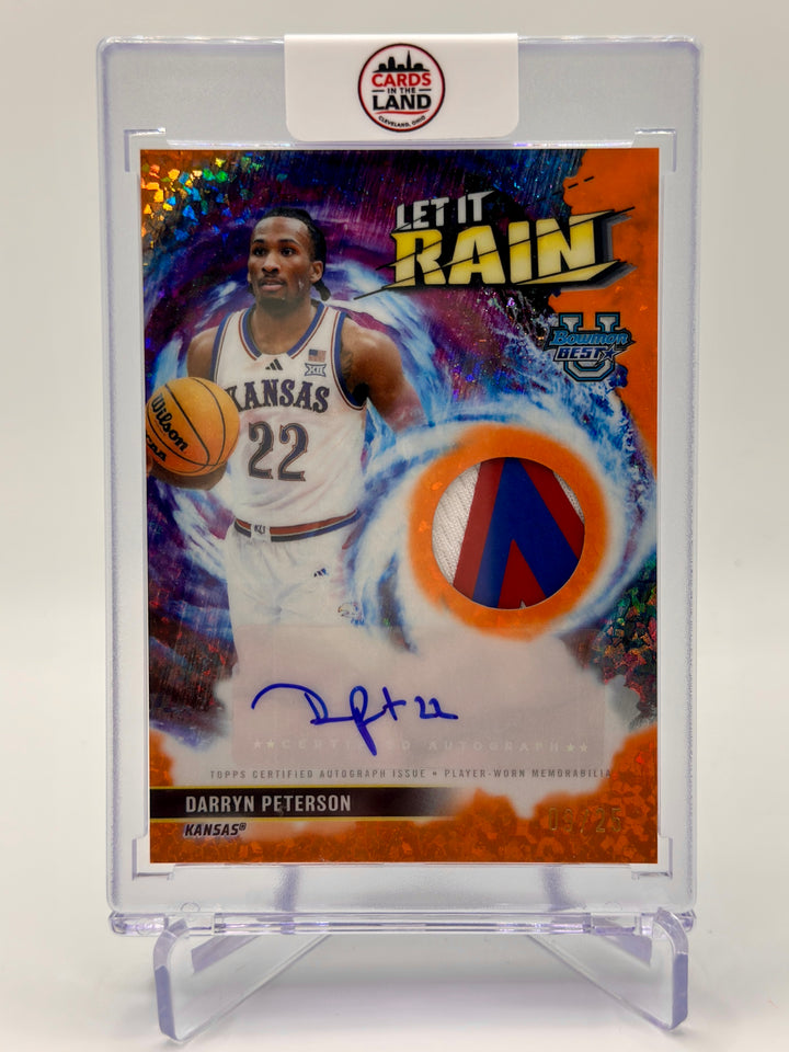 2025 Bowman Best Chrome U Darryn Peterson RPA Patch Auto /25