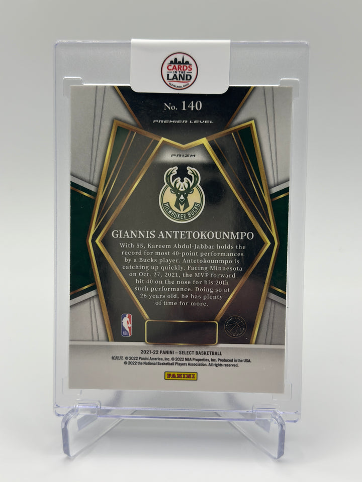 2021-22 Select Giannis Antetokounmpo Tiger #140