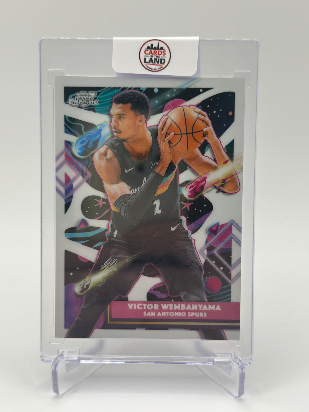 2025-26 Topps Cosmic Chrome Victor Wembanyama #149 SSP White Hole Refractor