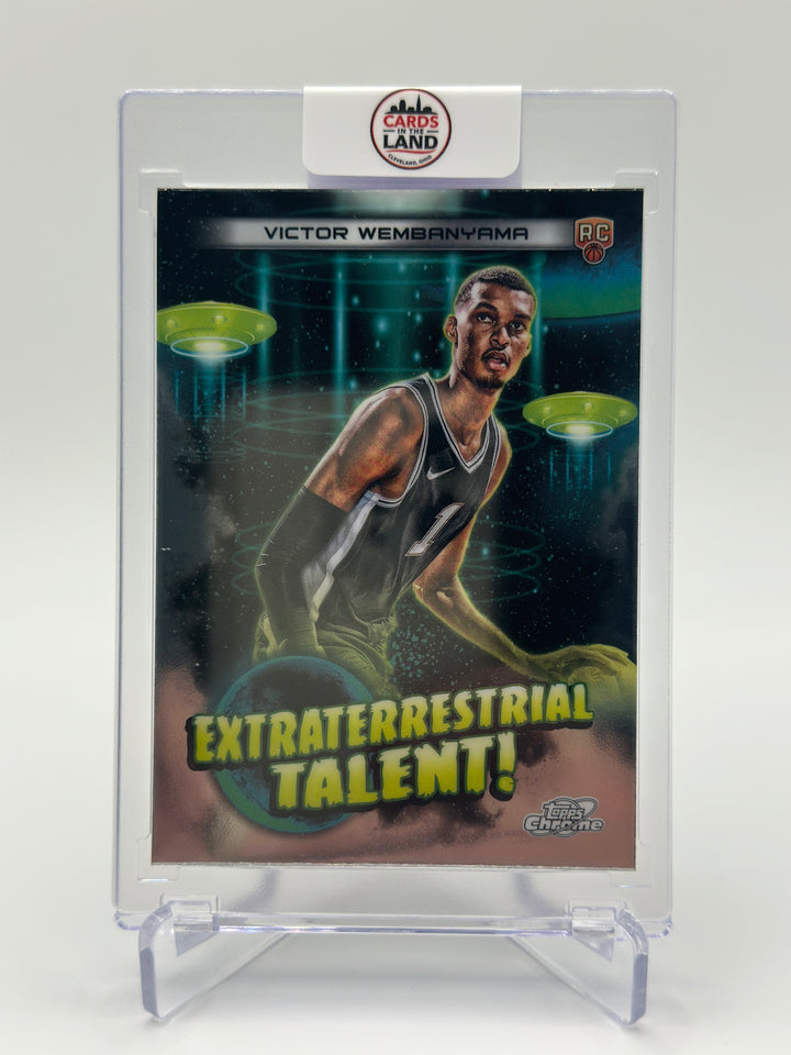 2023-24 Topps Cosmic Chrome Victor Wembanyama Extraterrestrial Talent ET-16