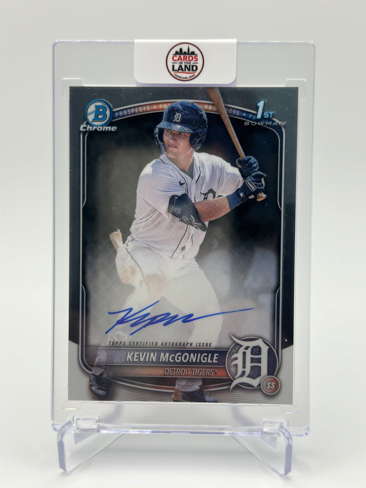 2025 Bowman Chrome Kevin McGonigle Auto 1st