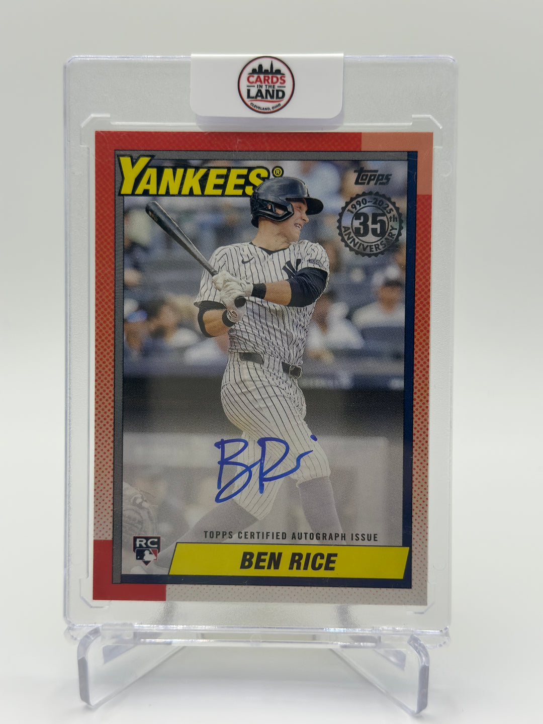 2025 Topps Ben Rice Auto 1990's #90A-BRI