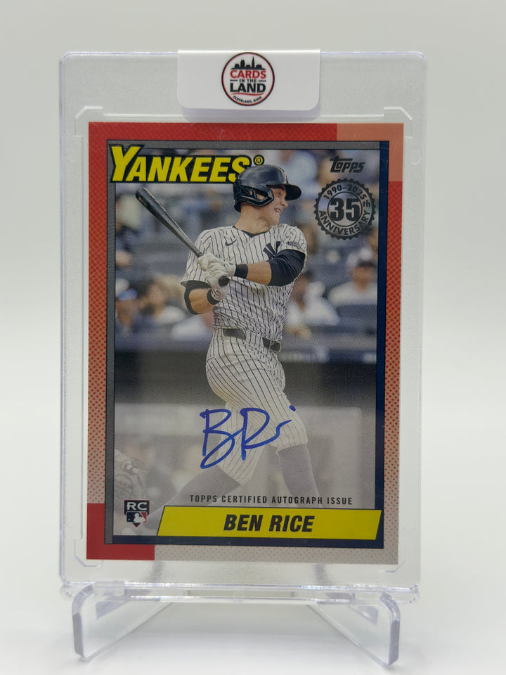 2025 Topps Ben Rice Auto 1990's #90A-BRI