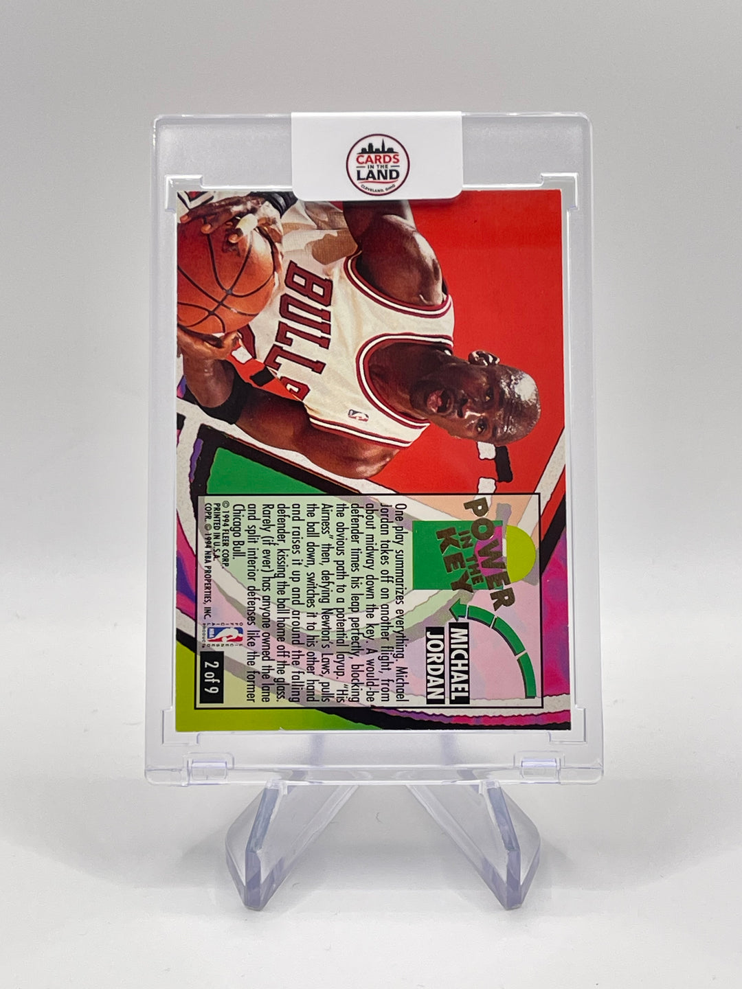 1993-94 Fleer Ultra Michael Jordan #2 Power in the Key