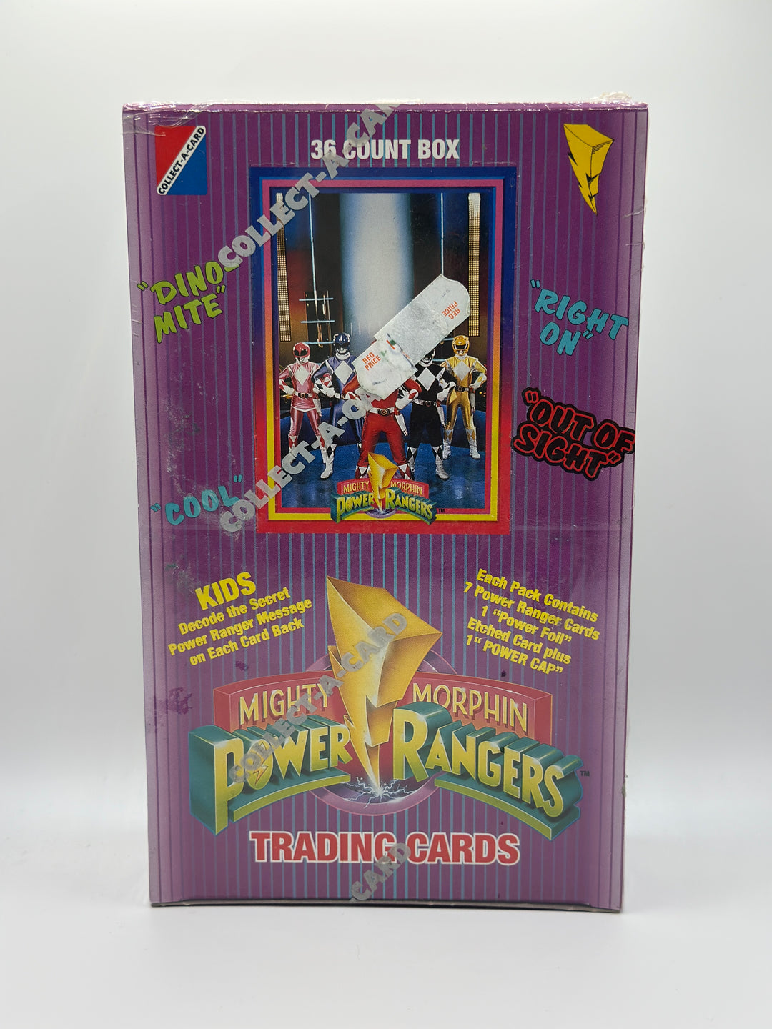 1994 Collect-A-Card Mighty Morphin Power Rangers Series 1 Cards Hobby Box