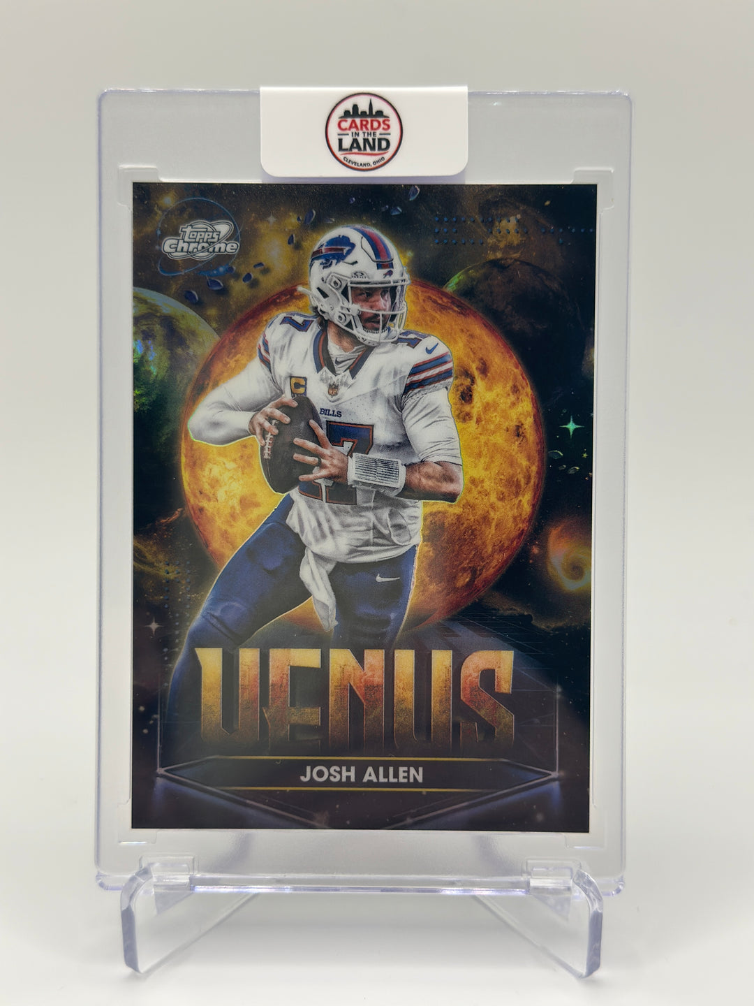 2025 Topps Cosmic Chrome Josh Allen Planetary Pursuit Venus SSP