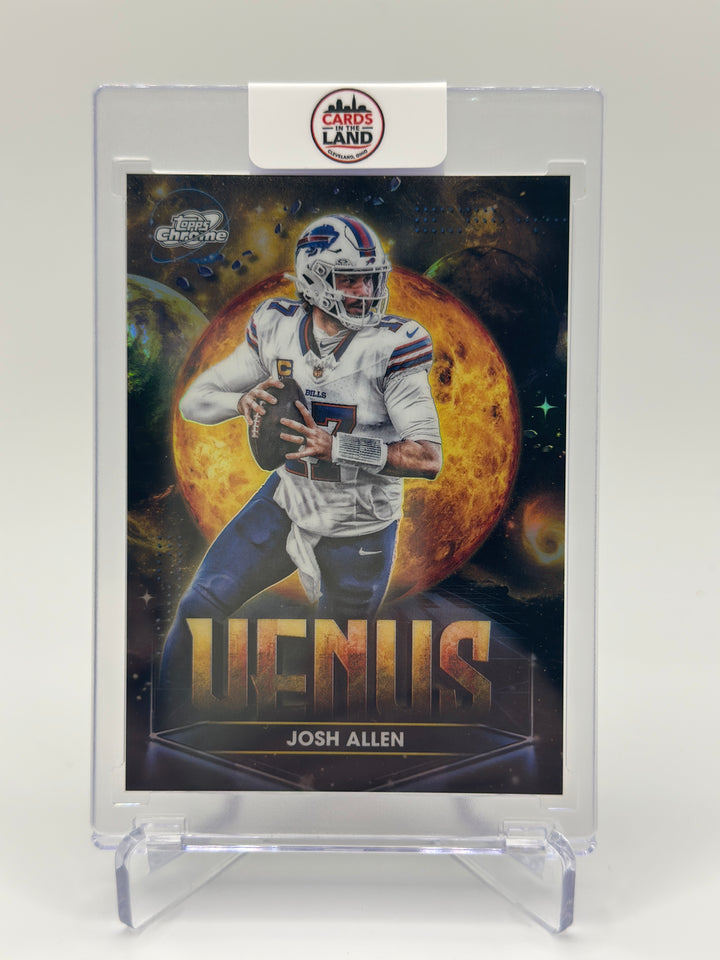 2025 Topps Cosmic Chrome Josh Allen Planetary Pursuit Venus SSP