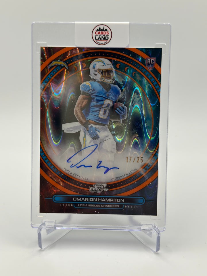 2025 Topps Cosmic Chrome Omarion Hampton Auto /25