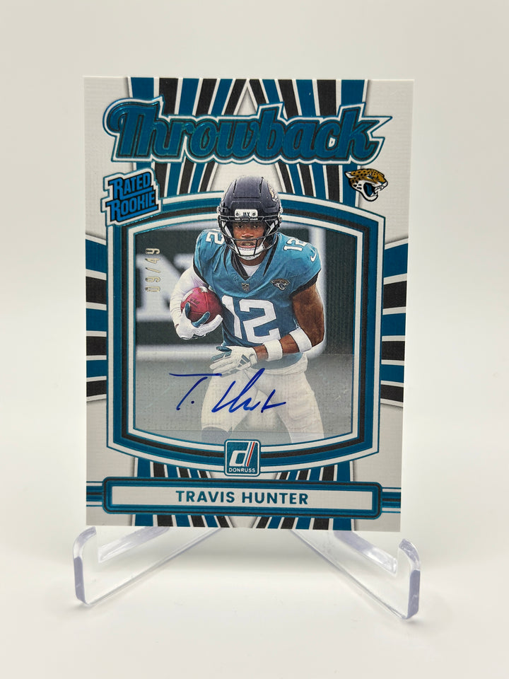 2025 Doruss Travis Hunter Throwback Auto /49