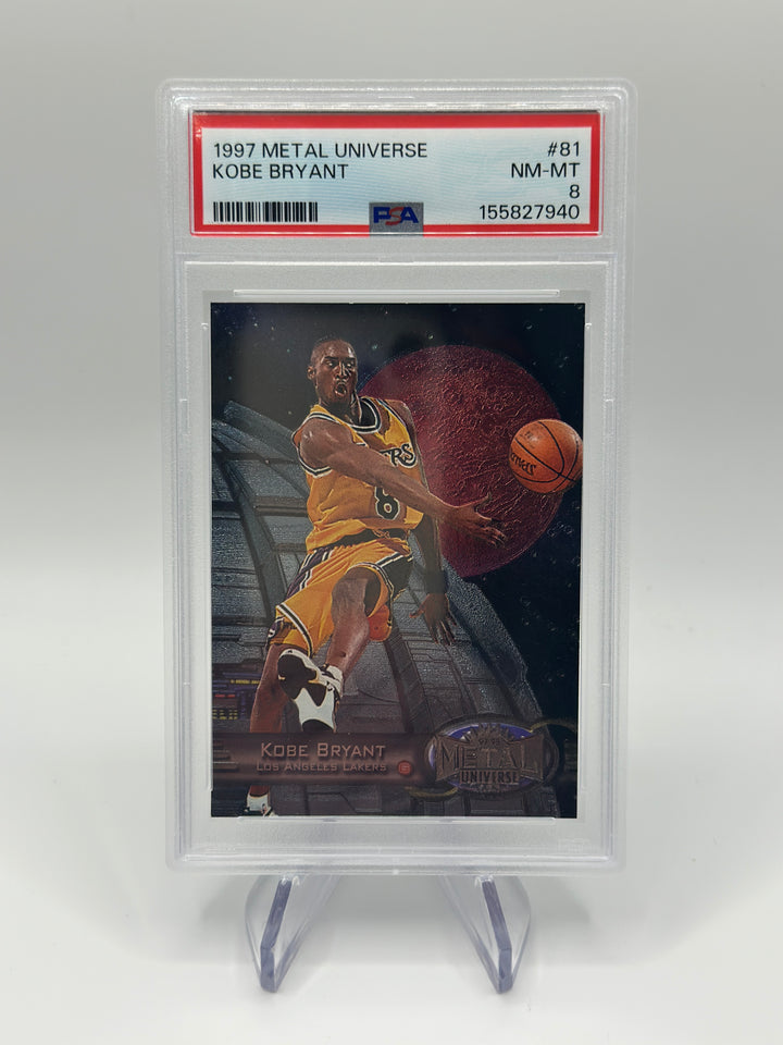 1997 Metal Universe Kobe Bryant #81 PSA 8