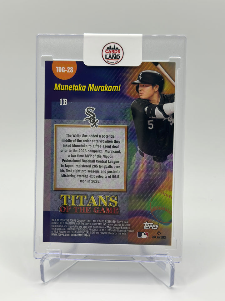 2026 Topps Series 2 Munetaka Murakami /50 Titans of the Game #TOG-28