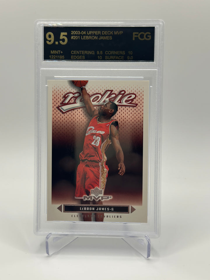 2003-04 Upper Deck Lebron James MVP #201 FCG 9.5