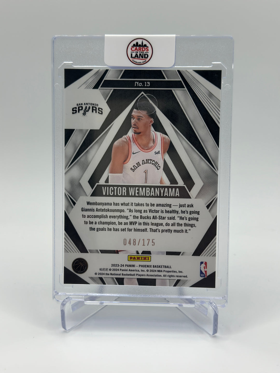 2023-24 Phoenix Victor Wembanyama Green /175
