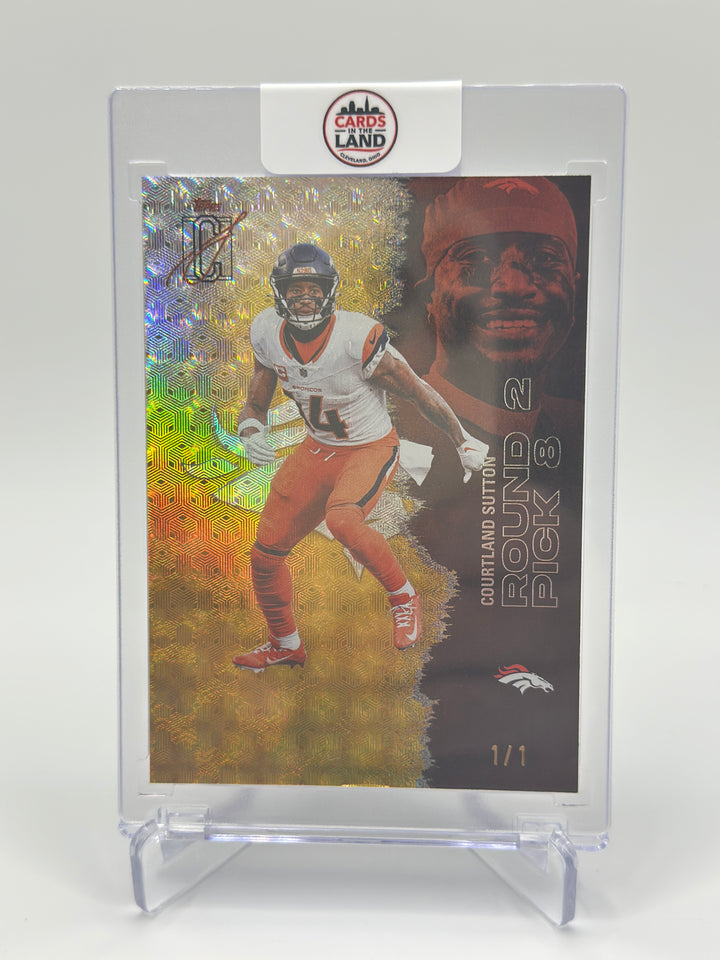 2025 Topps Signature Class Courtland Sutton #17 1/1