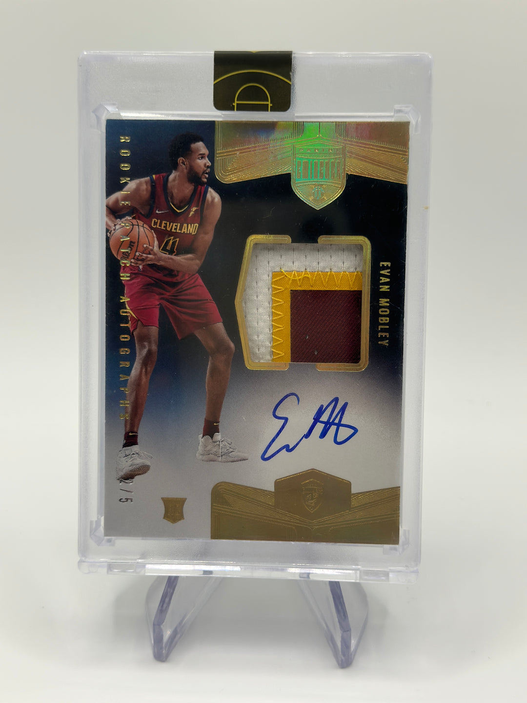 2021-22 Panini Eminence Evan Mobley RPA Rookie Patch Auto /5 #RPA-EVM