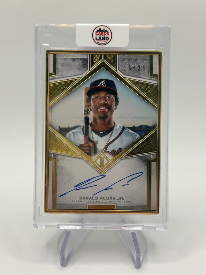 2019 Topps Transcendent Ronald Acuna Auto /25 #TCA-RAJ