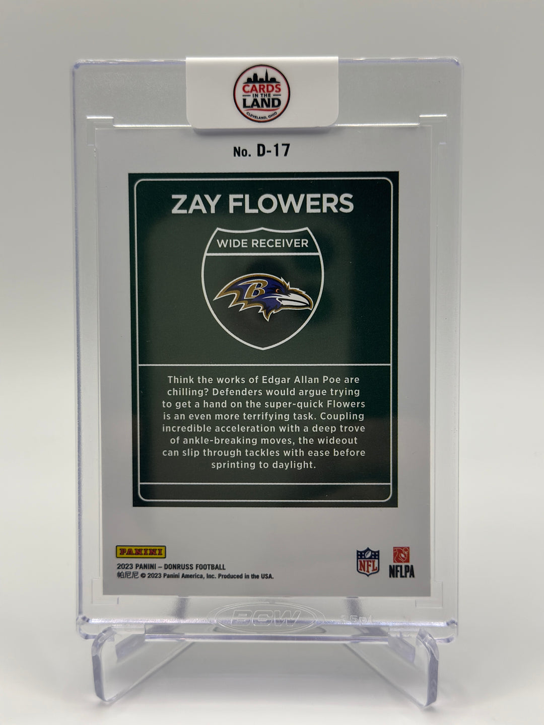 2023 Absolute Zay Flowers Downtown #D-17