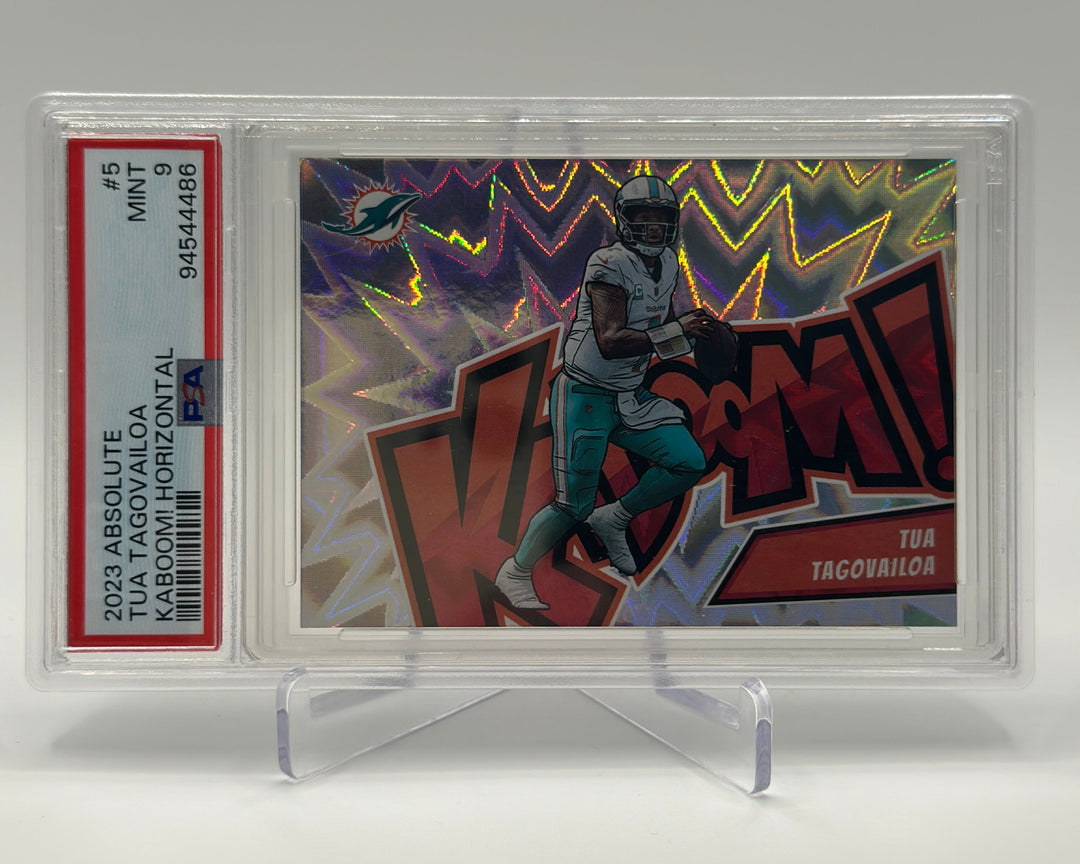 2023 Absolute Tua Tagovailoa Kaboom! #5 PSA 9