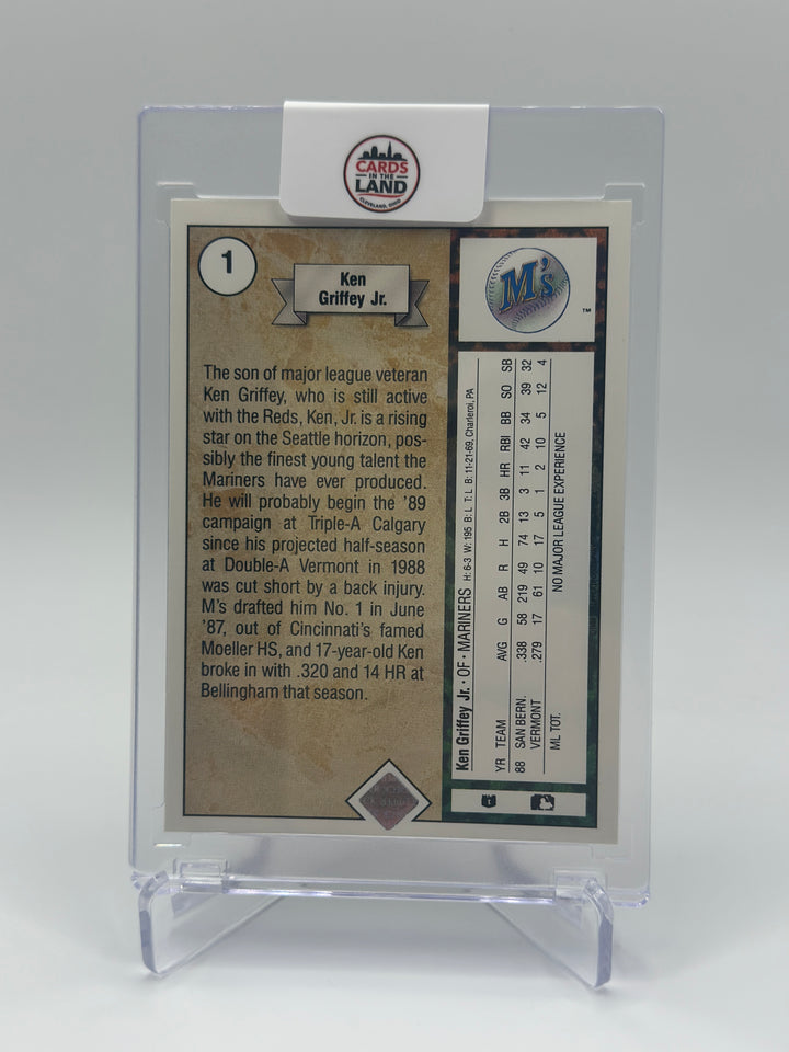 1989 Upper Deck Rookie KenGriffey Jr card #1