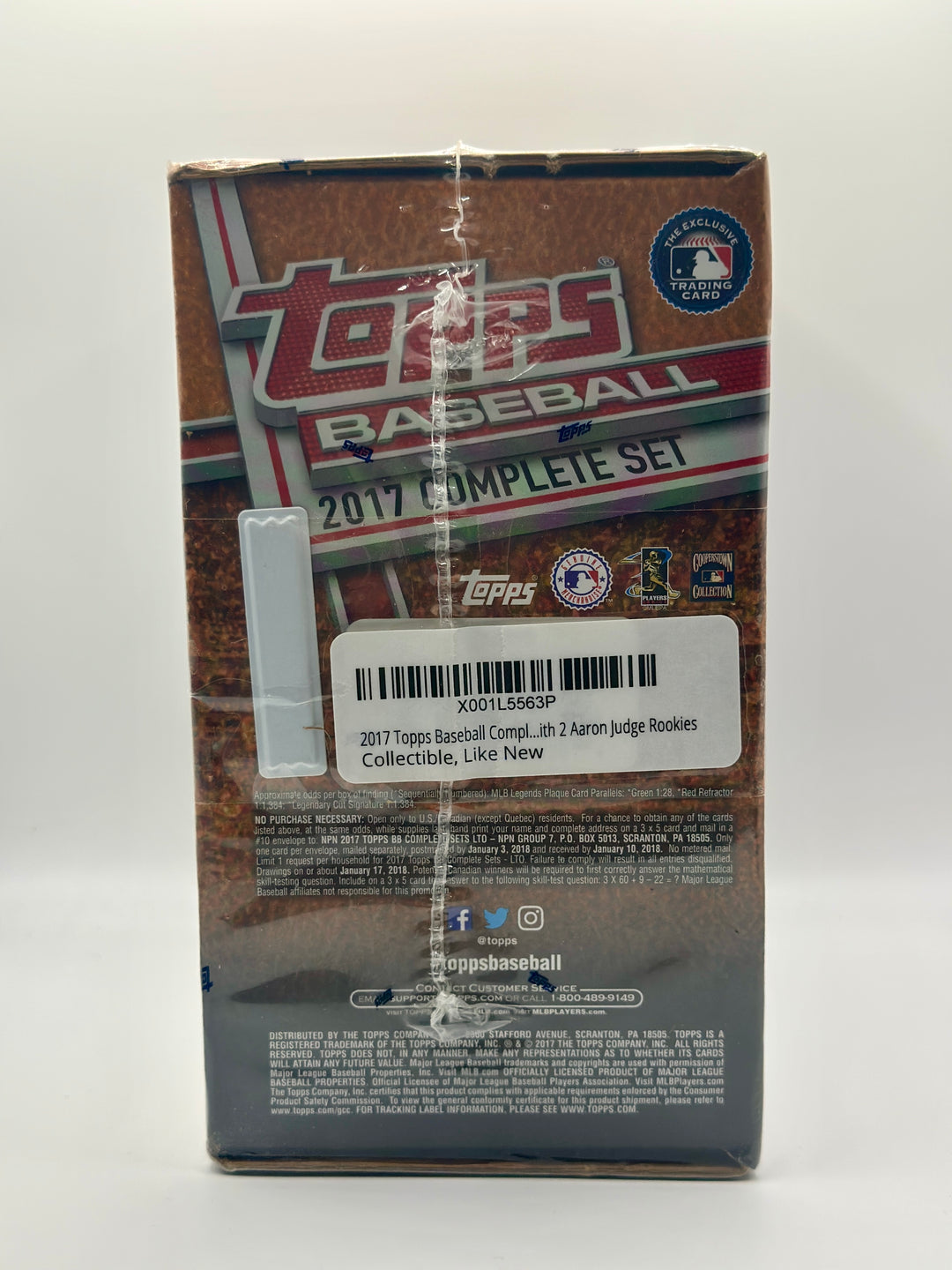 2017 Topps Baseball Factory-Sealed Factory Set (700 Cards) - Featuring Aaron Judge Rookie Card