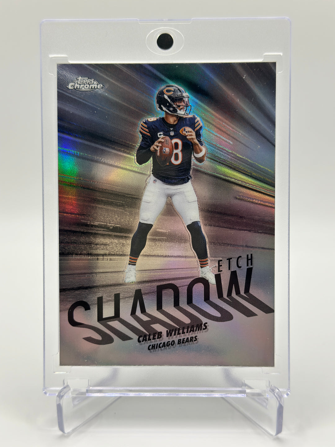 2025 Topps Chrome Caleb Williams Shadow Etch #SE-7