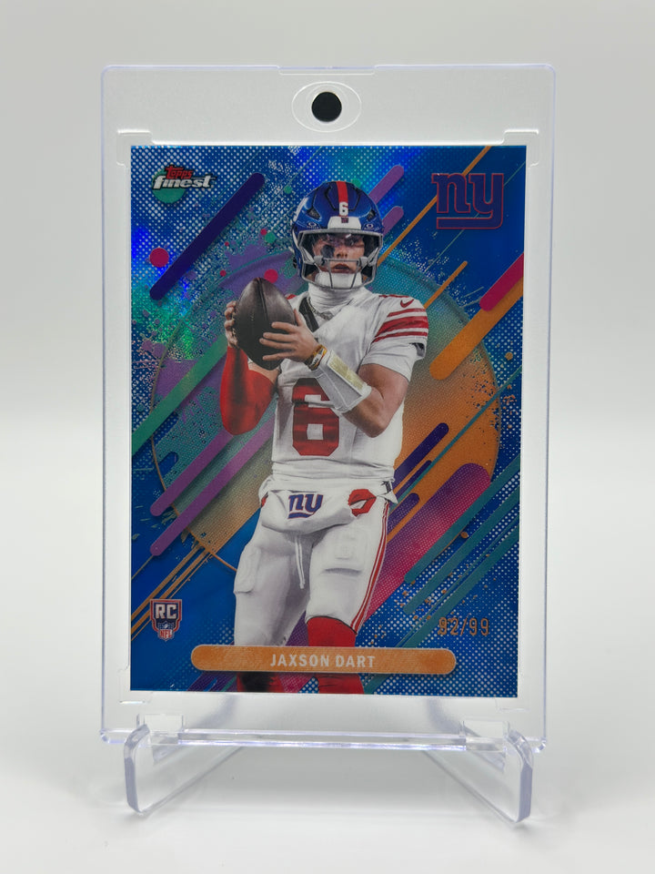 2025 Topps Finest Jaxson Dart /99 Rare