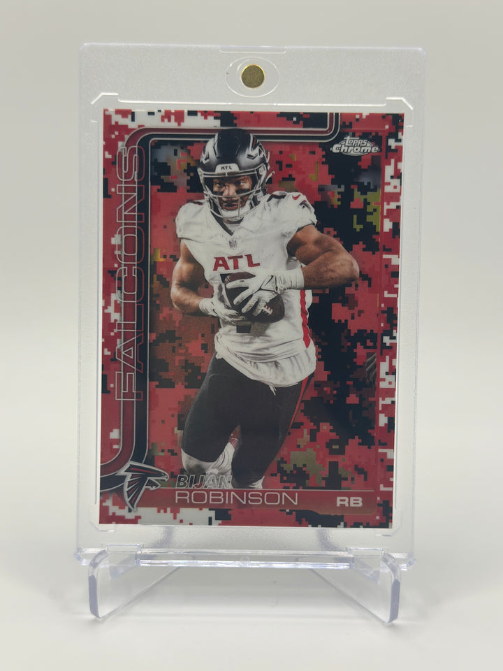 2025 Topps Chrome Bijan Robinson Team Camo #16