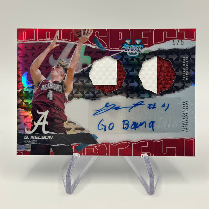 2025 Bowman Chrome U Grant Nelson Auto /5